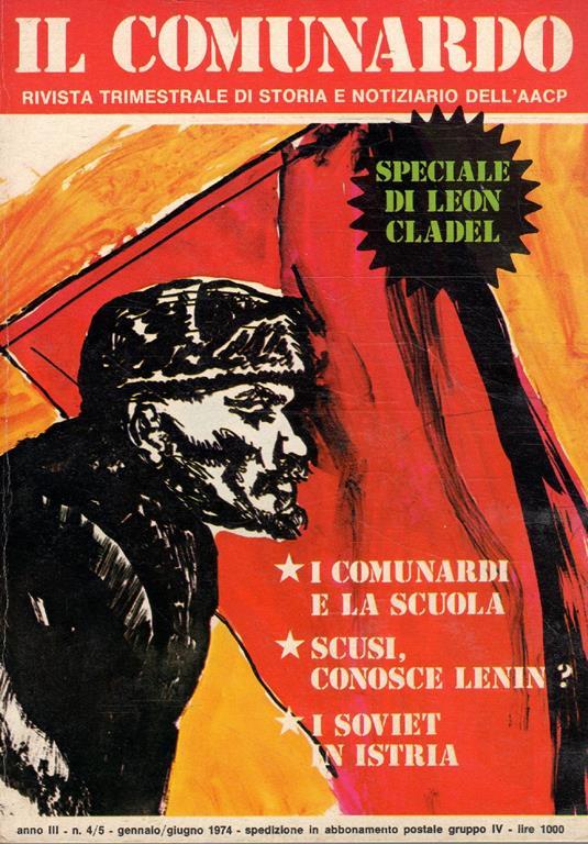 Il comunardo. Anno III n° 4\5 gennaio\giugno 1974 - copertina