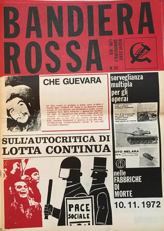 Bandiera rossa. Nuova serie quindicinale n° 12 - copertina