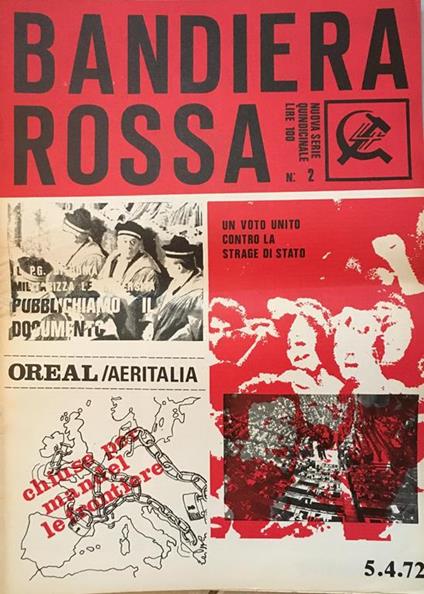 Bandiera rossa. Nuova serie quindicinale n° 2 - copertina