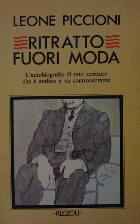 Autografato! Ritratto fuori moda - L. Piccioni - copertina