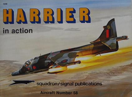 Harrier in action - copertina