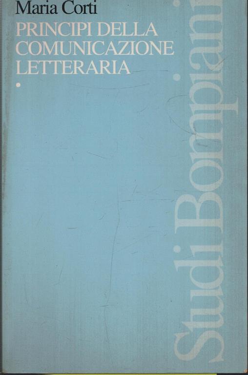 Principi della Comunicazion Letteraria - Mario N. Conti - copertina