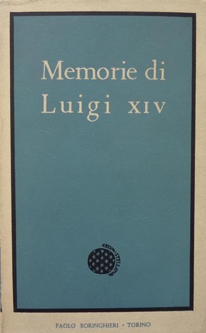 Memorie di Luigi XIV - copertina