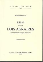 Essai sur les lois agraires sous la République romaine (rist. anast. 1898)