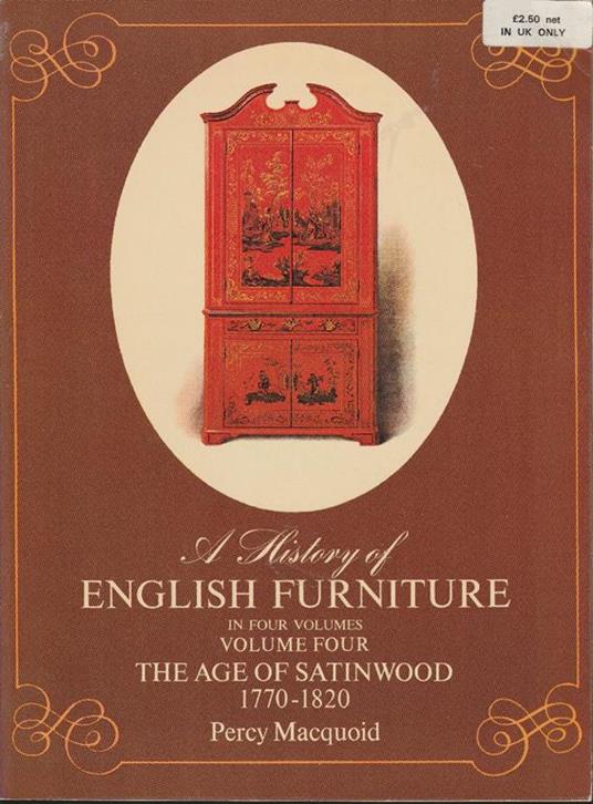 History of english furniture. Vol IV The age of satinwood - copertina