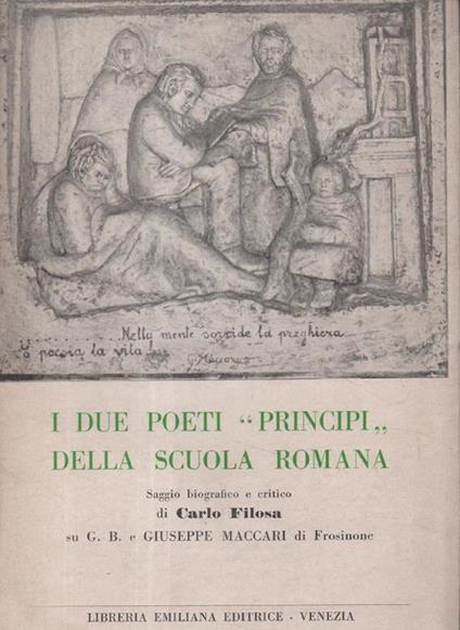 Autografato! I Due Poeti "Principi" della Scuola Romana - copertina