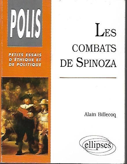 Les combats de Spinoza - Alain Billecoq - copertina