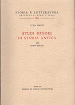 Studi minori di storia antica