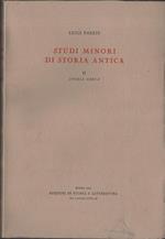 Studi minori di storia antica