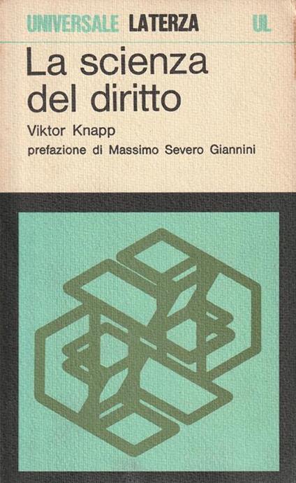 La scienza del diritto - copertina