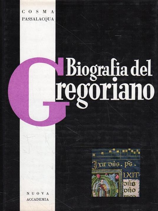 Biografia del Gregoriano - Cosma Passalacqua - copertina