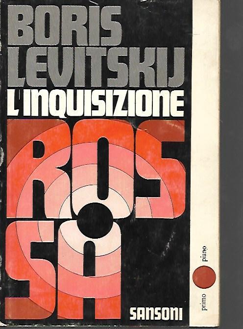 L' inquisizione rossa - Boris Levitskij - copertina