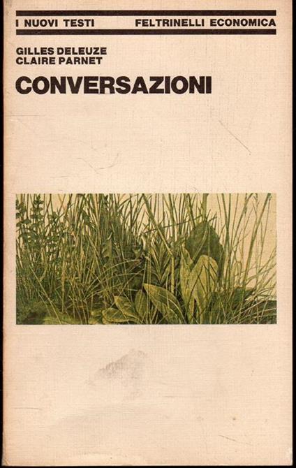 Conversazioni - Gilles Deleuze - copertina