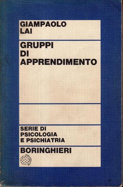 Gruppi di apprendimento - Giampaolo Lai - copertina