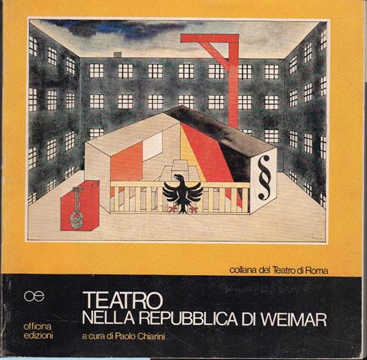 Teatro nella Repubblica di Weimar - Paolo Chiarini - copertina