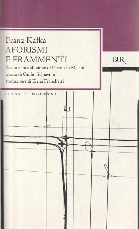 Aforismi e frammenti - Franz Kafka - copertina