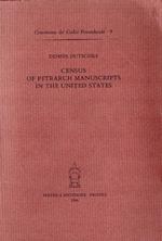 Census of Petrarch manuscripts in the United States