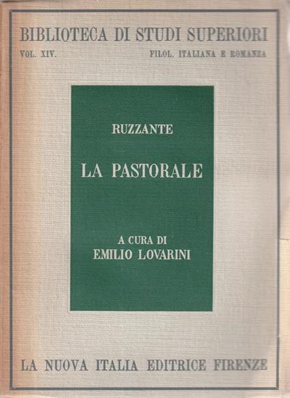 La pastorale - Ruzante - copertina