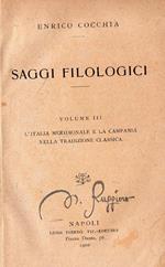 Saggi Filologici