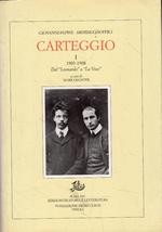 Papini. Soffici. Carteggio vol I. 1903. 1908