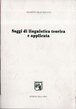 Saggi di linguistica teorica e applicata