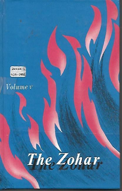 The Zohar: Volume V - copertina