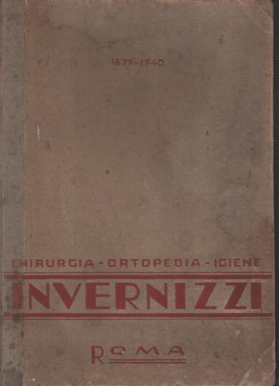 Catalogo generale di chirurgia - ortopedia - igiene 1879-1940 - copertina