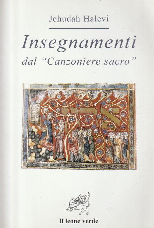 Insegnamenti dal Canzoniere sacro - copertina