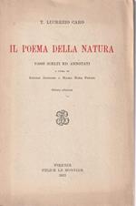 Il poema della natura: passi scelti ed annotati