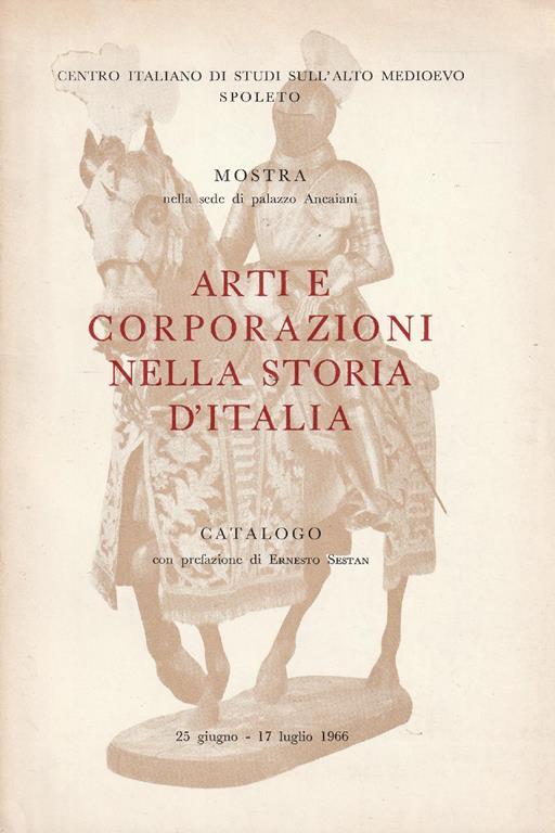 Arti e corporazioni della storia d'Italia (mostra) - copertina