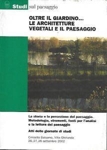 Oltre il giardino: le architetture vegetali e il paesaggio - copertina