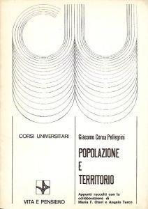 Popolazione e territorio - Giacomo Corna Pellegrini - copertina