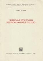 L' esibizione istruttoria nel processo civile italiano