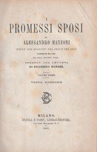 I promessi sposi (nelle due edizioni del 1840 e del 1825 raffrontate tra  loro) - Alessandro Manzoni - Libro Usato - Librai editori - | IBS