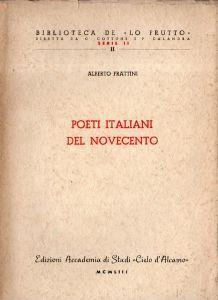 Autografato! Poeti italiani del Novecento - Alberto Frattini - copertina