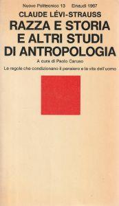 Razza e storia e altri studi di antropologia - C. Levi - copertina