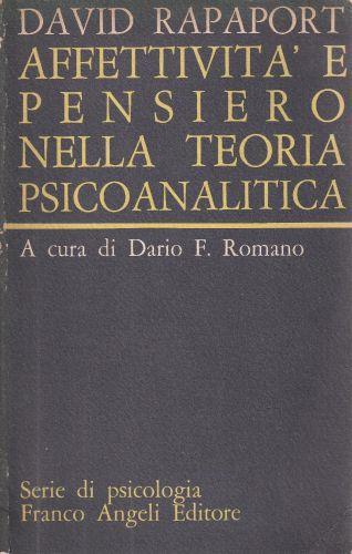 Affettività e pensiero nella teoria psicoanalitica - copertina