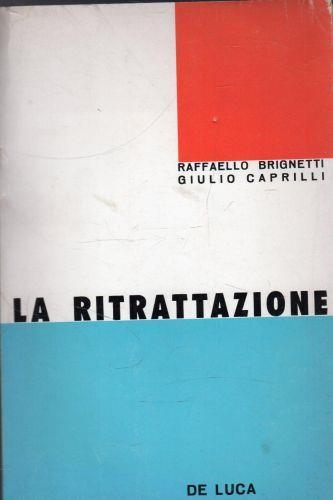 La ritrattazione - Raffaello Brignetti - copertina