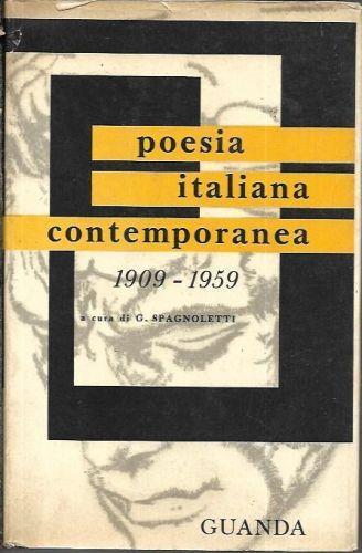 Poesia italiana contemporanea 1909-1959 - Giacinto Spagnoletti - copertina