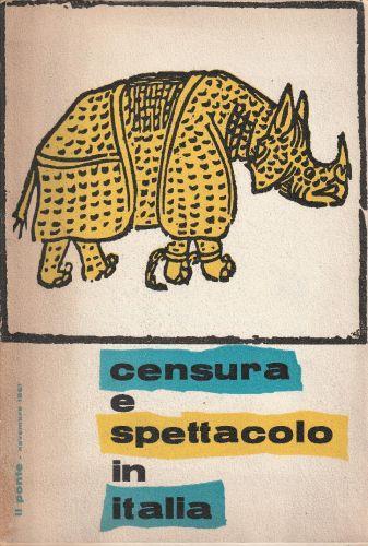 Censura e spettacolo in Italia - copertina