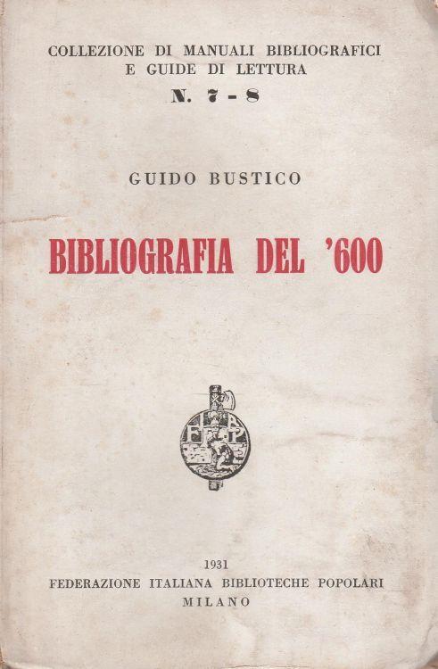 Bibliografia '600 - copertina