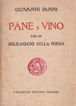 1° edizione! Pane e vino con un soliloquio sulla poesia