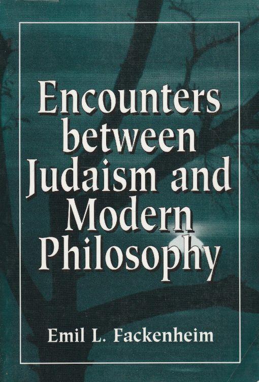 Encounters between Judaism and Modern Philosophy - copertina