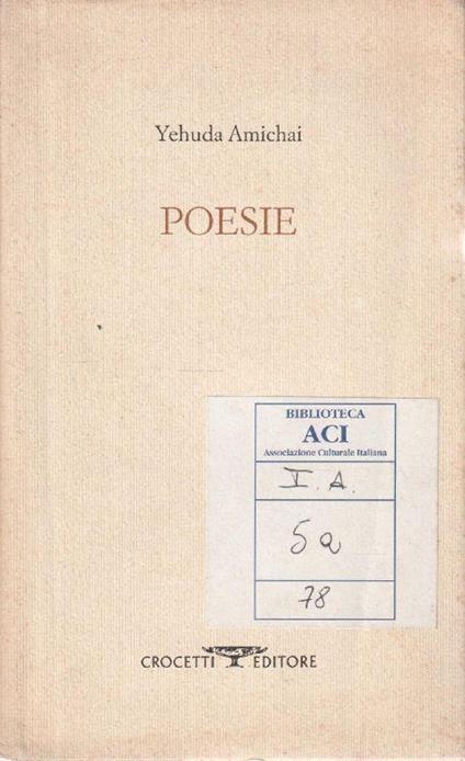 Poesie - copertina