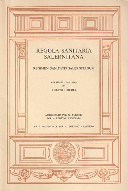 Regola sanitaria salernitana - copertina