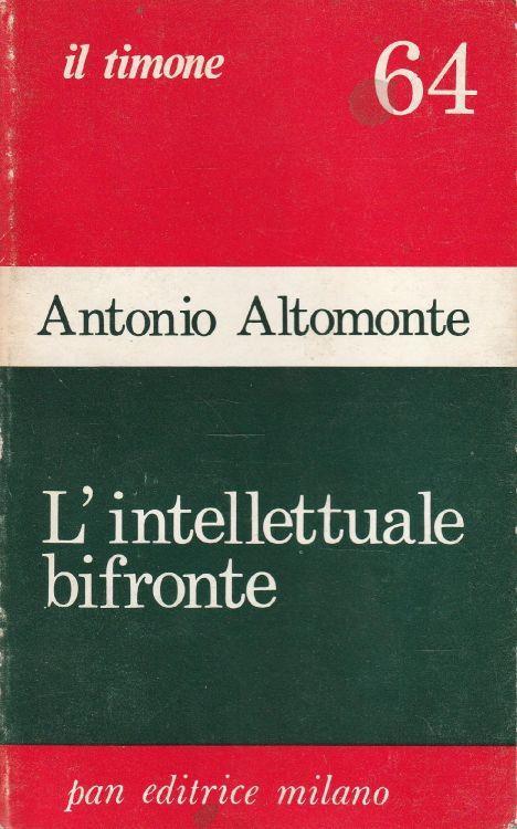 L' intellettuale bifronte - copertina