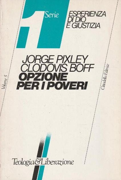 Opzione per i poveri - copertina