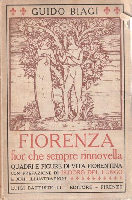 Fiorenza fior che sempre rinnovella - Guido Biagi - copertina