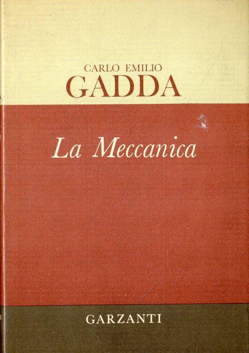 La Meccanica - Carlo Emilio Gadda - copertina