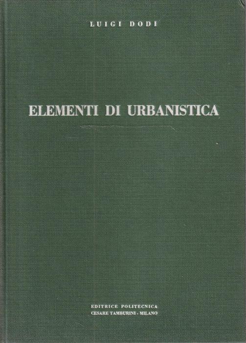 Elementi di urbanistica - copertina